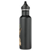 Yorkie Yorkshire Terrier Reindeer Christmas Dog Waterfles (Rechts)