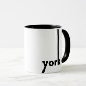 Yorkie Yorkshire Terrier Simple Dog Lover & Owner Mok (Voorkant rechts)