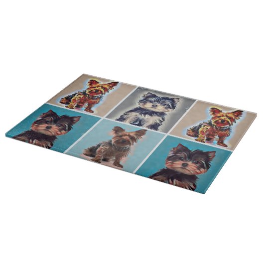 Yorkie Yorkshire Terrier Snijplank (Hoek)