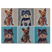 Yorkie Yorkshire Terrier Snijplank (Voorkant)