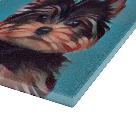 Yorkie Yorkshire Terrier Snijplank (Hoek)