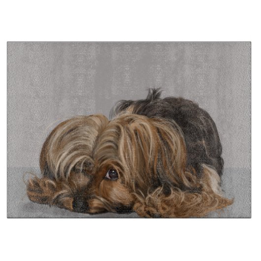 Yorkie, Yorkshire Terrier Snijplank (Voorkant)