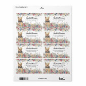 Yorkie Yorkshire Thuis Etiket (Full Sheet)