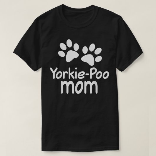 YorkiePoo Mam Pet T-shirt afdrukken (Design voorkant)