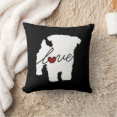 Yorkiepoo (Yorkie / Poodle) Love Kussen (Deken)