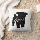 Yorkiepoo (Yorkie / Poodle) Love Kussen (Deken)