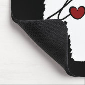 Yorkiepoo (Yorkie / Poodle) Love Muismat (Hoek)