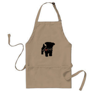 Yorkiepoo (Yorkie / Poodle) Love Standaard Schort