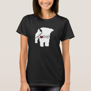 Yorkiepoo (Yorkie / Poodle) Love T-shirt