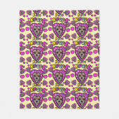 YORKIES  FLEECE DEKEN (Voorkant)