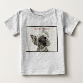 Yorkies Forever Baby Organic Creeper (Voorkant)