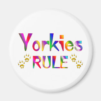 Yorkies Rule Magneet