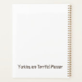 Yorkies zijn geweldig! Planner (Achterkant)