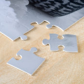 Yorkipoo Christmas Red Truck Holiday Gift Legpuzzel (Zijkant)