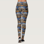 Yorkipoo Halloween Spooky Leggings (Achterkant)