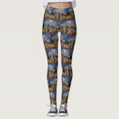 Yorkipoo Halloween Spooky Leggings (Voorkant)