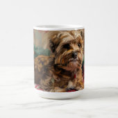 Yorkipoo Hond Kerst Feestelijk Koffiemok (Center)
