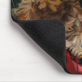 Yorkipoo-hond Kerstmis Festief Muismat (Hoek)