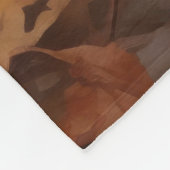 Yorkipoo in de herfst laat Herfst inspireren Fleece Deken (Hoek)