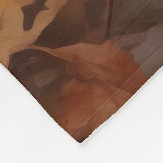 Yorkipoo in de herfst laat Herfst inspireren Fleece Deken (Hoek)