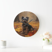 Yorkipoo in de herfst laat Herfst inspireren Grote Klok (Huis)