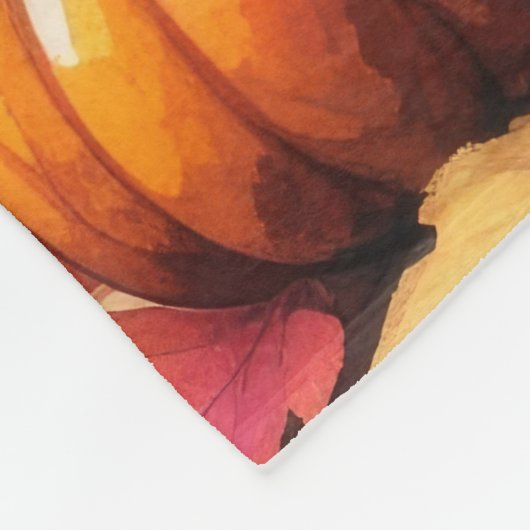 Yorkipoo in de herfst verlaat de Thanksgiving kuns Fleece Deken (Hoek)