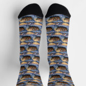 Yorkipoo Kerstboot Vakantie Sokken (Top)