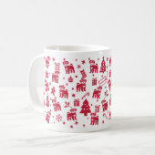 Yorkipoo Kerstontwerp Koffiemok (Voorkant links)