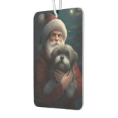 Yorkipoo met sinterklaas feestelijke kerst luchtverfrisser (Links)