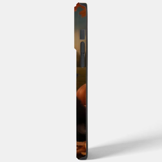 Yorkipoo Puppy Herfst Delight Pompoen Case-Mate iPhone Case (Achterkant / Links)