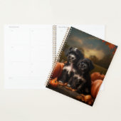 Yorkipoo Puppy Herfst Delight Pompoen Planner (Display)