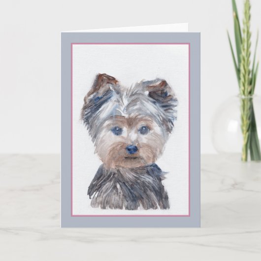 Yorkipoo-Wenskaart Kaart (Voorkant)