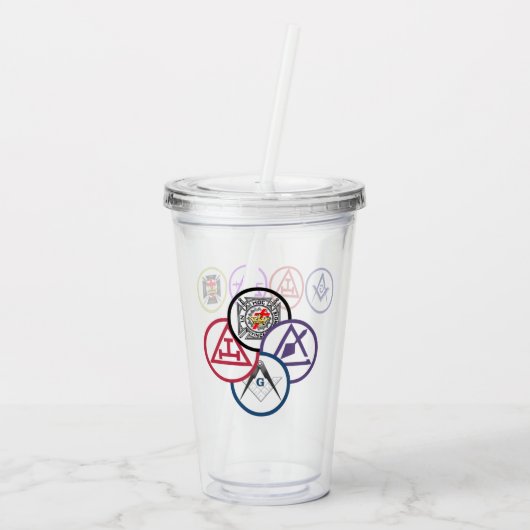 Yorkrite Acryl Drinkbeker (Achterkant)