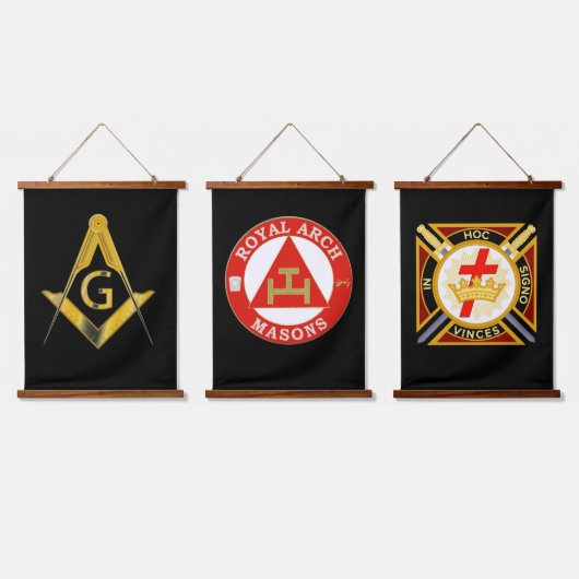 Yorkrite Mason Hangend Wandkleed (Driedubbel)