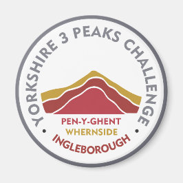 Yorkshire 3 Peaks Challenge Wandelroute Magneet