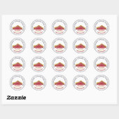 Yorkshire 3 Peaks Challenge Wandelroute Ronde Sticker (Vel)
