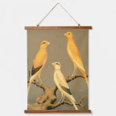 Yorkshire  canaries hangend wandkleed (Voorkant)