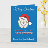 Yorkshire Christmas Av Thi Sen A Reyt Good Christm Kaart (Gele Bloem)