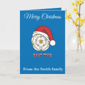 Yorkshire Christmas Baat Time Kaart (Gele Bloem)