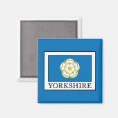 Yorkshire County Engeland Magneet (Voorkant / Achterkant)