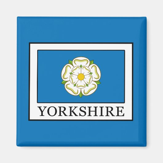 Yorkshire County Engeland Magneet (Voorkant)