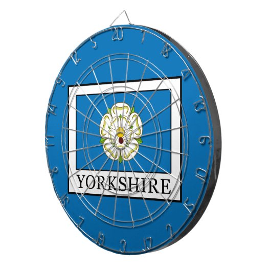 Yorkshire County England Dartbord (Voorkant Rechts)