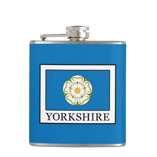 Yorkshire County England Heupfles (Voorkant)