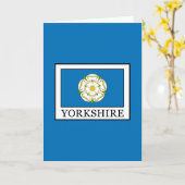 Yorkshire County England Kaart (Gele Bloem)