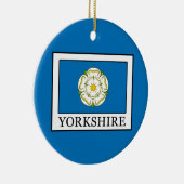 Yorkshire County England Keramisch Ornament (Rechts)