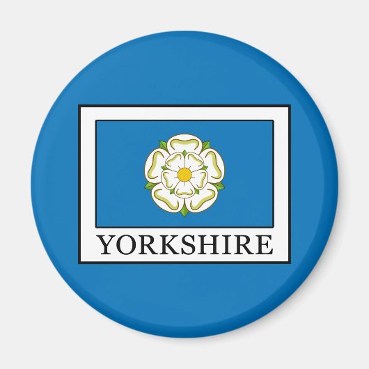 Yorkshire County England Magneet (Voorkant)