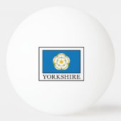 Yorkshire County England Pingpongbal (Voorkant)