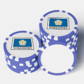 Yorkshire County England Poker Chips (Opstapeling)