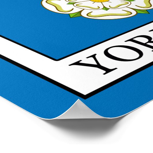 Yorkshire County England Poster (Hoek)