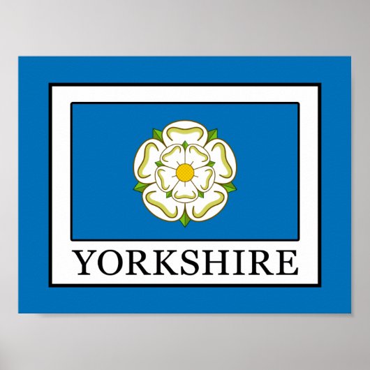 Yorkshire County England Poster (Voorkant)